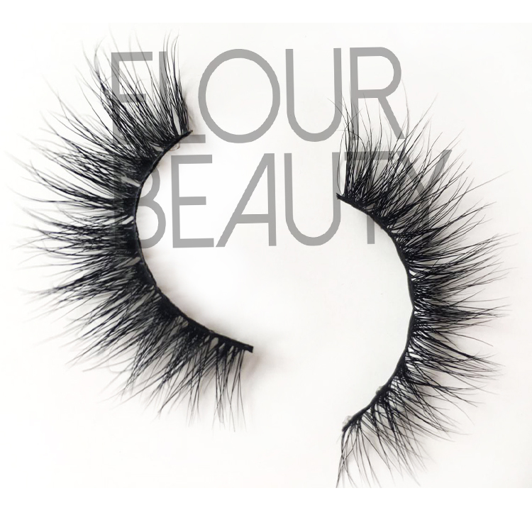 3D mink fur eyelashes with 3D wispies effect EJ41